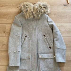 J.CREW Chateau parka in Italian stadium-cloth wool